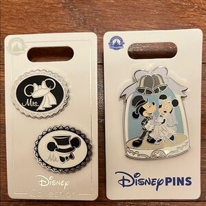 Disney Pins - Just Married / Mr & Mrs